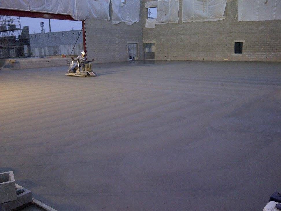 Finishing Floor at Hickory Grove School